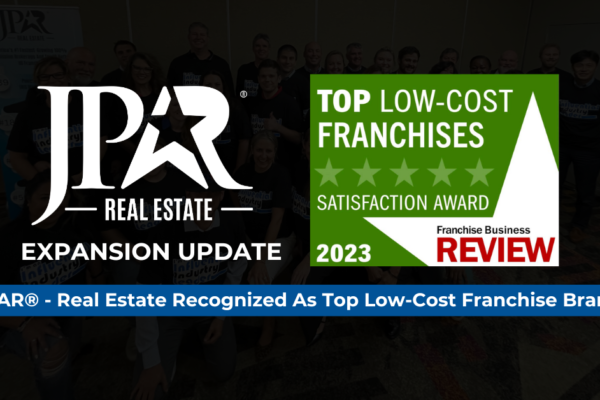 JPAR Real Estate Recognized as Top Low-Cost Franchise Brand