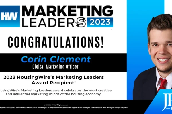 HousingWire's Marketing Leader's Award Recipient, Corin Clement