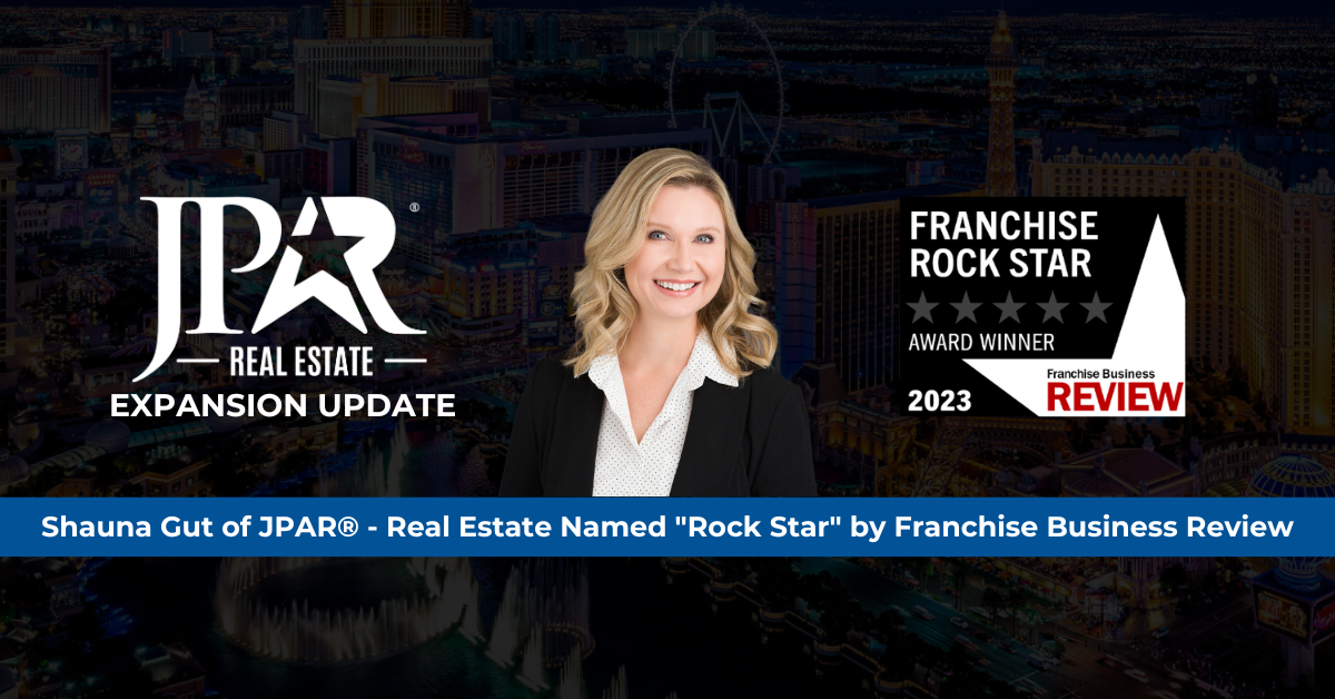 Shauna Gut of JPAR Real Estate named "Rock Star" by Franchise Business Review