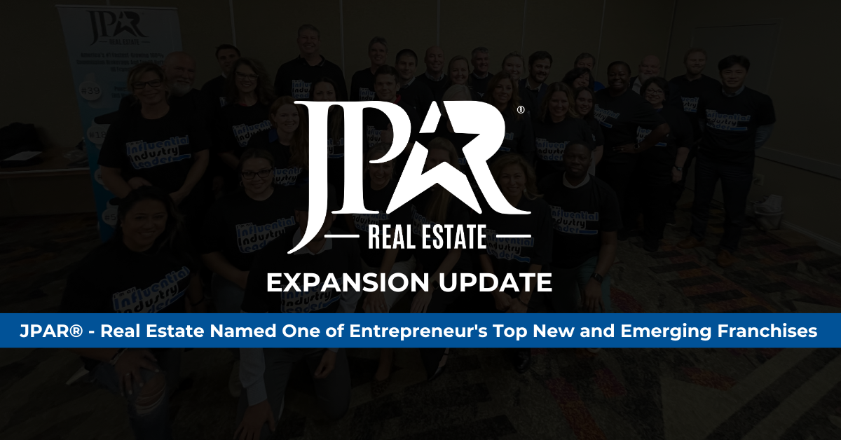 JPAR Real Estate has been named one of Entrepreneur's Top New and Emerging Franchises